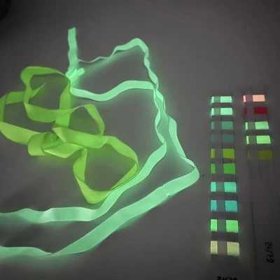 Green glow in the dark webbing Green glow in the dark webbing