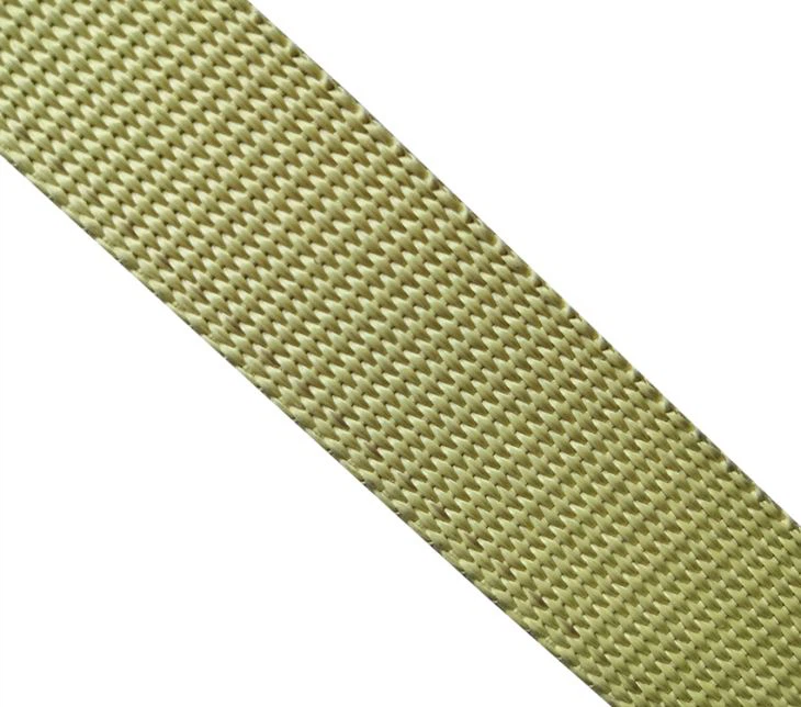 Özel Kevlar Dokuma ve Askılar 1 İnç Doğal Renkli Aramid Dokuma