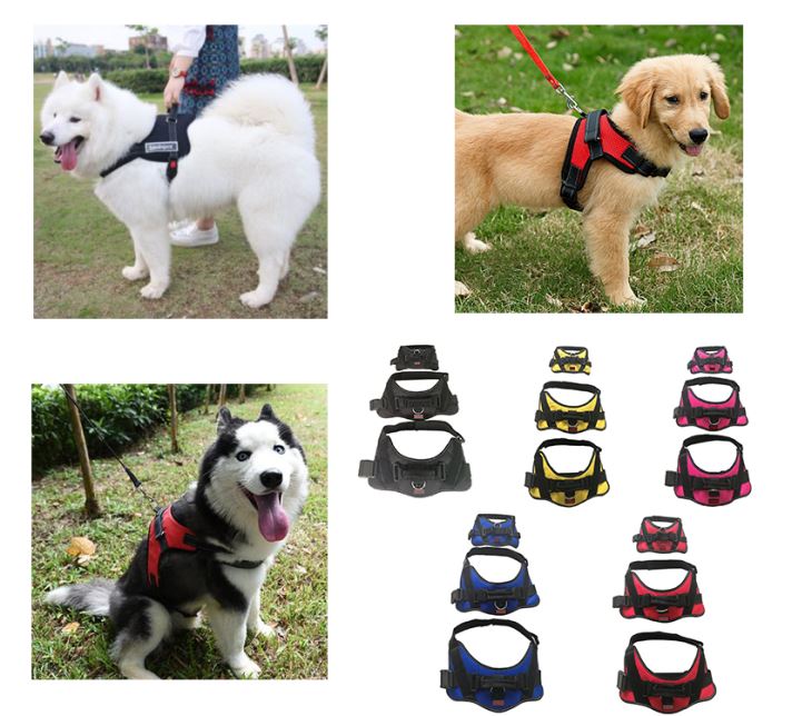 Nylon Padded Reflective Pet Harness
