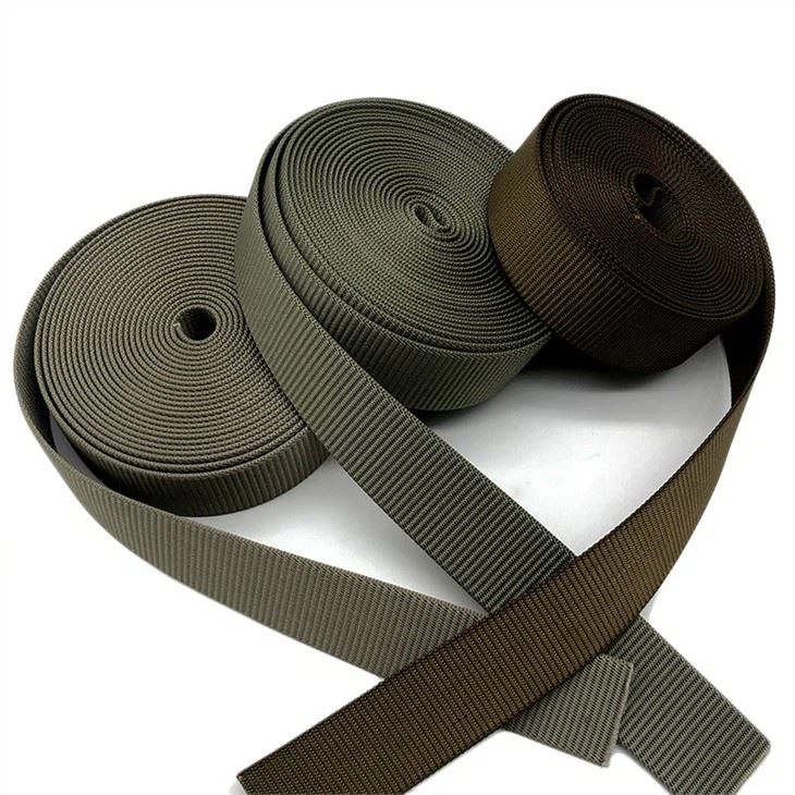 black Polyester Webbing