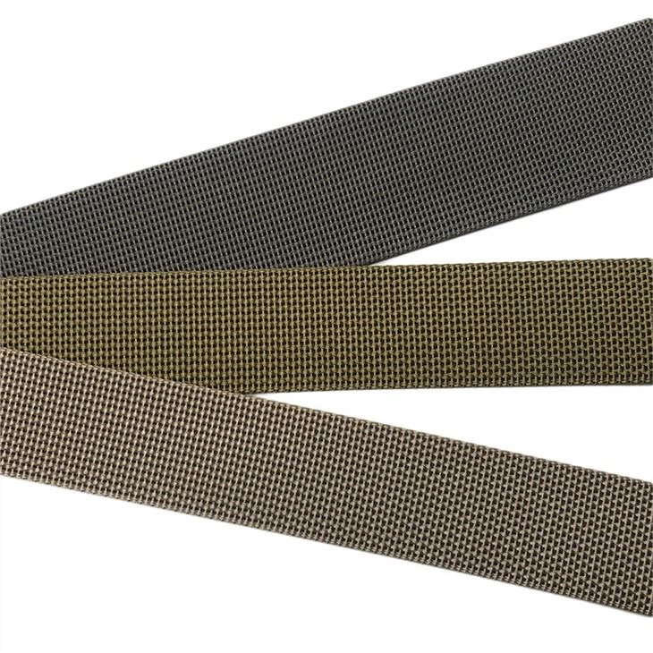 Flat nylon webbing straps